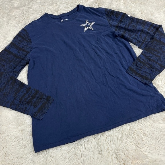 NIKE Dallas Cowboys Men's BLUE & Black The Nike Tee Size XXL - Picture 1 of 9